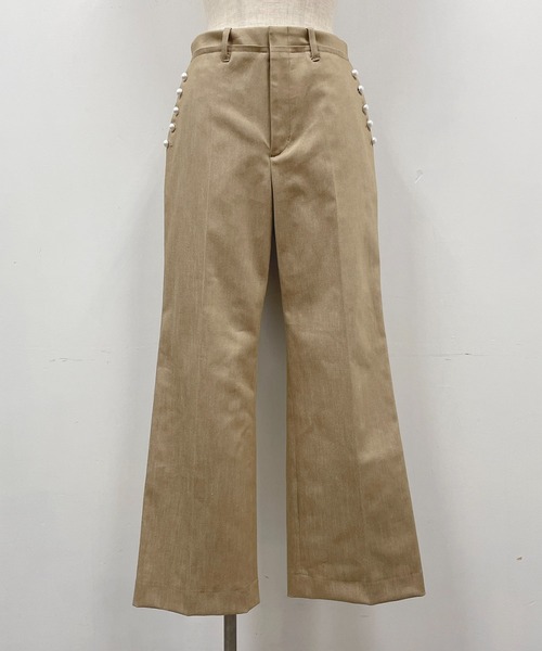 DIARIUM（ディアリウム）の「ポケットパールマリンパンツ（その他パンツ・レディース・オフホワイト/ネイビー/ベージュ・M）」の14枚目の写真