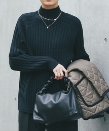 un dix cors | ここでしか手に入らない！【WEB限定】ケーブル編みスタンドネック(ニット/セーター)