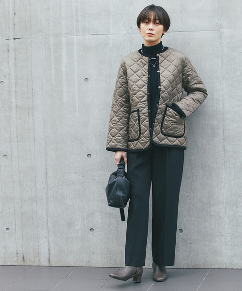 un dix cors（アンディコール）の「ここでしか手に入らない！【WEB限定】ケーブル編みスタンドネック（ニット/セーター・レディース・ブラック/グレー/アイボリー/グレイッシュベージュ・FREE）」の19枚目の写真