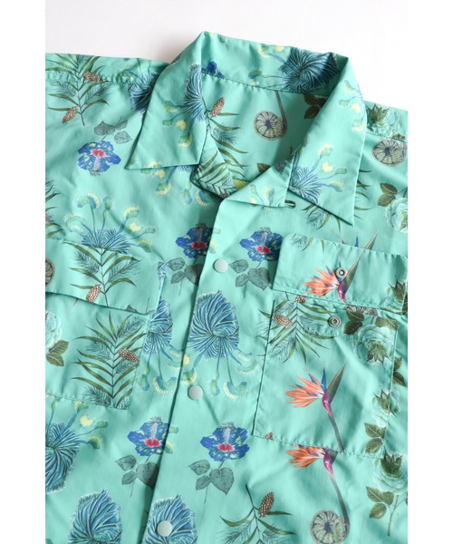 AlexanderLeeChang（アレキサンダーリーチャン）の「AlexanderLeeChang/アレキサンダーリーチャン SO PLANTS SHIRTS 総柄 シャツ（シャツ/ブラウス・メンズ・ライトブルー/ブラック/ブラウン・2/3）」の10枚目の写真