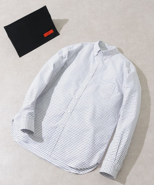 URBAN RESEARCH ROSSO MEN(アーバンリサーチロッソメン)の「『WEB限定』『XXLサイズあり』『抗菌/消臭』ハイパフォーマンスオックスボタンダウンSH(シャツ/ブラウス・メンズ・グレー系その他/グレー/ライトブルー/チェック/ブラック/ホワイト系その他/ピンク/インディゴブルー/ストライプ/ホワイト/ネイビー/イエロー/ブラック系その他/レッド系その他/グリーン系その他/カーキ/ブラウン/グリーン/グリーン系その他2/パープル/ベージュ/ピンク系その他/ブラウン系その他/ブルー系その他・LARGE/MEDIUM/SMALL/X-LARGE/X-SMALL/XX-LARGE)」の9枚目の写真