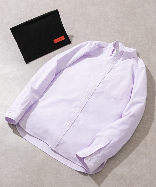 URBAN RESEARCH ROSSO MEN(アーバンリサーチロッソメン)の「『WEB限定』『XXLサイズあり』『抗菌/消臭』ハイパフォーマンスオックスボタンダウンSH(シャツ/ブラウス・メンズ・グレー系その他/グレー/ライトブルー/チェック/ブラック/ホワイト系その他/ピンク/インディゴブルー/ストライプ/ホワイト/ネイビー/イエロー/ブラック系その他/レッド系その他/グリーン系その他/カーキ/ブラウン/グリーン/グリーン系その他2/パープル/ベージュ/ピンク系その他/ブラウン系その他/ブルー系その他・LARGE/MEDIUM/SMALL/X-LARGE/X-SMALL/XX-LARGE)」の18枚目の写真