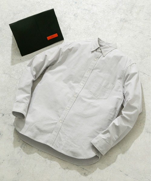 URBAN RESEARCH ROSSO MEN(アーバンリサーチロッソメン)の「『WEB限定』『XXLサイズあり』『抗菌/消臭』ハイパフォーマンスオックスボタンダウンSH(シャツ/ブラウス・メンズ・グレー系その他/グレー/ライトブルー/チェック/ブラック/ホワイト系その他/ピンク/インディゴブルー/ストライプ/ホワイト/ネイビー/イエロー/ブラック系その他/レッド系その他/グリーン系その他/カーキ/ブラウン/グリーン/グリーン系その他2/パープル/ベージュ/ピンク系その他/ブラウン系その他/ブルー系その他・LARGE/MEDIUM/SMALL/X-LARGE/X-SMALL/XX-LARGE)」の6枚目の写真
