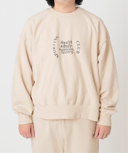 JOURNAL STANDARD relume（ジャーナルスタンダード　レリューム）の「Relume Sports Wear 420g オーバーサイズ プリントスウェット（スウェット・メンズ・グリーン/ナチュラル/ネイビー・LARGE/MEDIUM）」の18枚目の写真