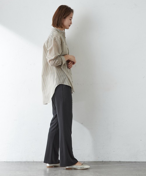 SHENERY（シーナリー）の「フィブリルカノコフレアパンツ（その他パンツ・レディース・ブラック/イエロー/オレンジ・FREE）」の11枚目の写真