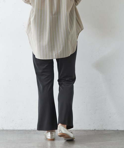 SHENERY（シーナリー）の「フィブリルカノコフレアパンツ（その他パンツ・レディース・ブラック/イエロー/オレンジ・FREE）」の4枚目の写真