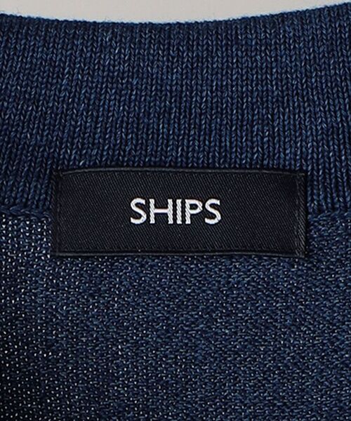 SHIPS（シップス）の「SHIPS:〈手洗い可能〉インディゴ ポロ ニット カーディガン（カーディガン/ボレロ・メンズ・ネイビー/ブラック/ロイヤルブルー・MEDIUM/LARGE/X-LARGE/SMALL）」の20枚目の写真