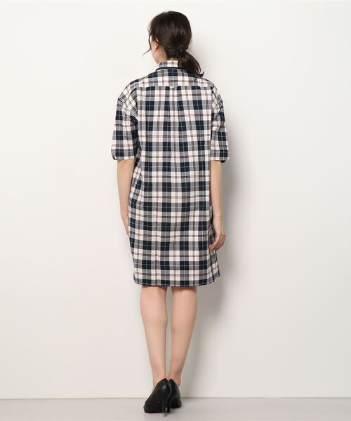 【2wayスタイリング】FRED PERRY Check Shirt Dress ワンピース Check Shirt Dress(10 100：WHITE): | FRED PERRY JAPAN