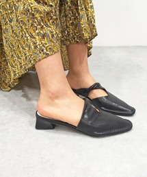 apres | 【撥水】ソフトレザーミュールサンダル -8650379(サンダル)