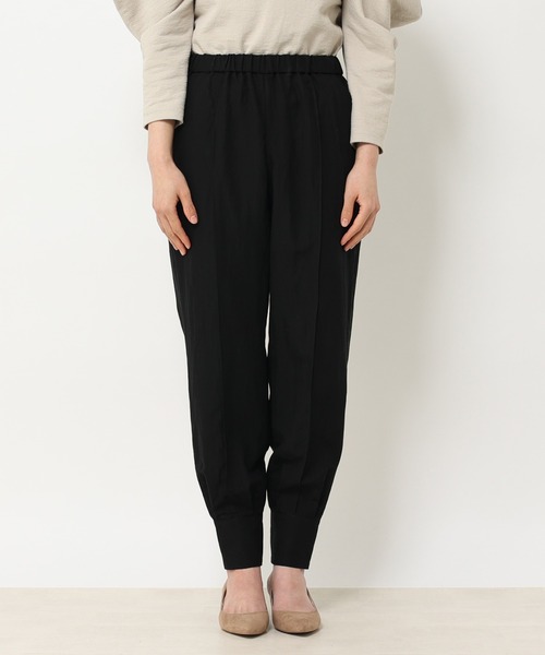 RIVE DROITE（リヴドロワ）の「フィブリルスリットジョガーパンツ（その他パンツ・レディース・ブラック/ベージュ・36/38）」の9枚目の写真