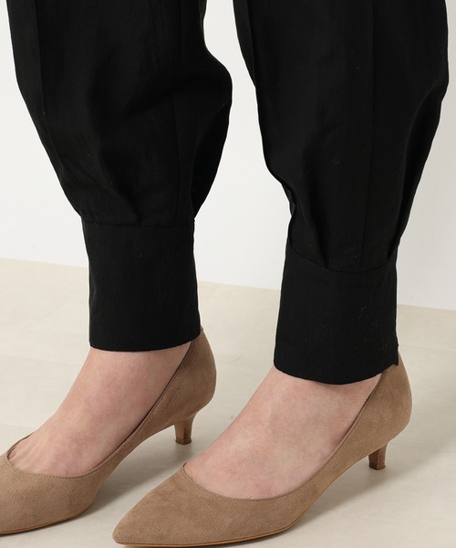 RIVE DROITE（リヴドロワ）の「フィブリルスリットジョガーパンツ（その他パンツ・レディース・ブラック/ベージュ・36/38）」の6枚目の写真