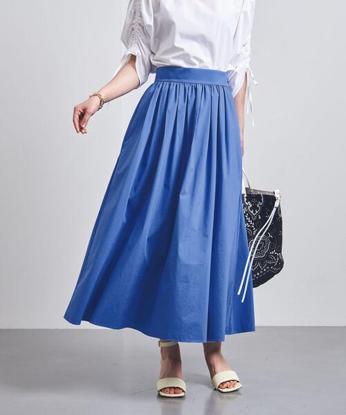 UNITED ARROWS ユナイテッドアローズ スカート ブルー 未使用 UNITED ARROWS（ユナイテッドアローズ）の「＜UNITED ARROWS＞C