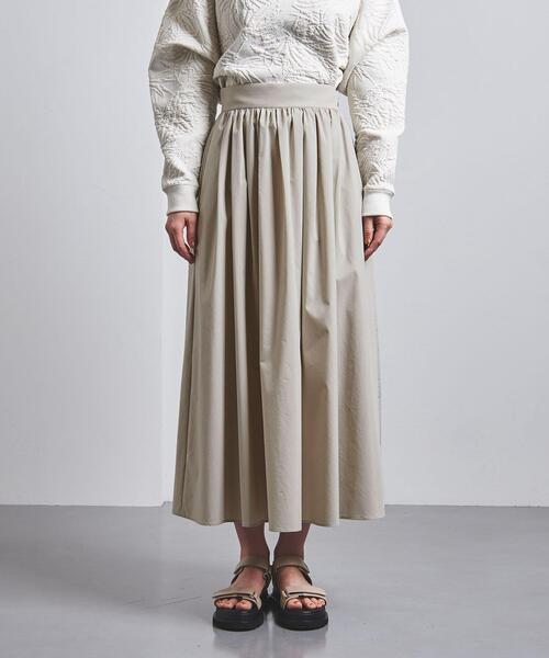 ユナイテッドアローズ  タックボリュームスカート　フレアスカート UNITED ARROWS（ユナイテッドアローズ）の「T/R タック