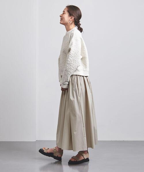 ユナイテッドアローズ  タックボリュームスカート　フレアスカート UNITED ARROWS（ユナイテッドアローズ）の「T/R タック