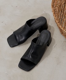 Aunt Marie's | フェイクレザーオープントゥサンダル(サンダル)