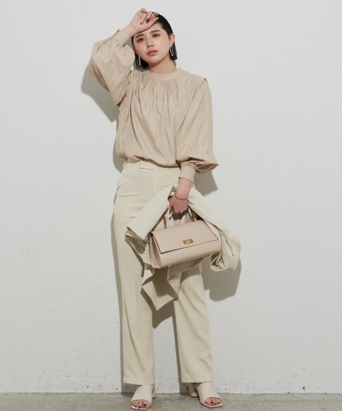 Aunt Marie's(アントマリーズ)の「フェイクレザーオープントゥサンダル(サンダル・レディース・ブラック/アイボリー/グリーン・SMALL/MEDIUM/LARGE)」の7枚目の写真