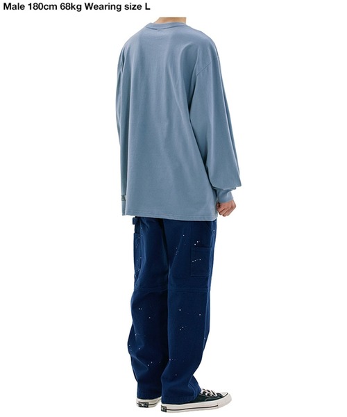 MAHAGRID(マハグリッド)の「【UNISEX】MAHAGRID/THRID LOGO ロングスリーブTシャツ 2275131(Tシャツ/カットソー・メンズ・ホワイト/ブラック/サックスブルー/ベージュ・SMALL/MEDIUM/LARGE)」の8枚目の写真