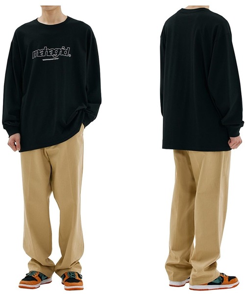 MAHAGRID(マハグリッド)の「【UNISEX】MAHAGRID/THRID LOGO ロングスリーブTシャツ 2275131(Tシャツ/カットソー・メンズ・ホワイト/ブラック/サックスブルー/ベージュ・SMALL/MEDIUM/LARGE)」の10枚目の写真