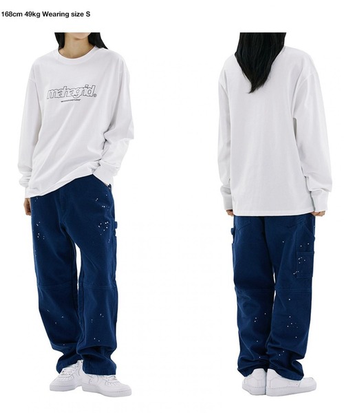 MAHAGRID(マハグリッド)の「【UNISEX】MAHAGRID/THRID LOGO ロングスリーブTシャツ 2275131(Tシャツ/カットソー・メンズ・ホワイト/ブラック/サックスブルー/ベージュ・SMALL/MEDIUM/LARGE)」の5枚目の写真