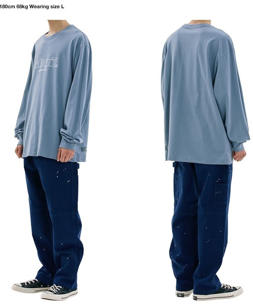 MAHAGRID(マハグリッド)の「【UNISEX】MAHAGRID/THRID LOGO ロングスリーブTシャツ 2275131(Tシャツ/カットソー・メンズ・ホワイト/ブラック/サックスブルー/ベージュ・SMALL/MEDIUM/LARGE)」の7枚目の写真