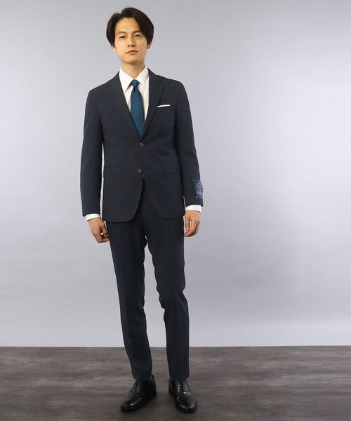 TAKEO KIKUCHI(タケオキクチ)の「◆【Sサイズ~】メランジストレッチ ジャケット(スーツジャケット・メンズ・グレー/ネイビー・02/03/04/01)」の16枚目の写真