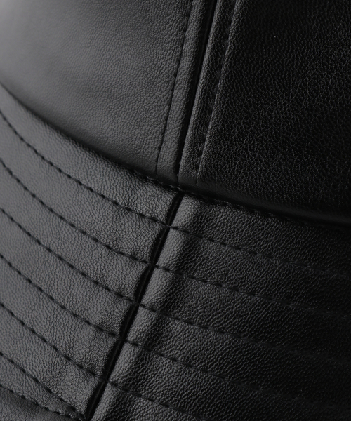 Simplicite（サンプリシテ）の「《追加》フェイクレザーバケットハット（ハット・レディース・ブラック/アイボリー・FREE）」の19枚目の写真