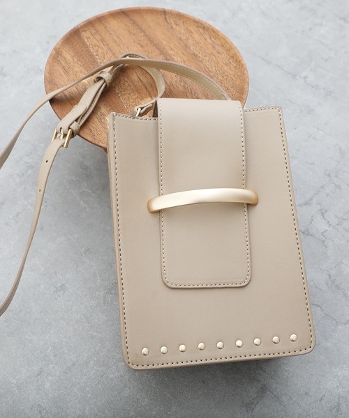 フロントプラグインショルダーバック（ショルダーバッグ）｜ElegChic（エレグシック） 7,300円