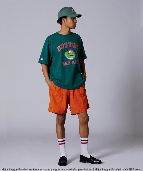 penguin BY MUNSINGWEAR(ペンギン バイ マンシングウェア)の「ペンギン バイ マンシングウェア MLBコラボレーション Tシャツ MLBコラボ メンズ ユニセックス ウェア スポーツウェア ゴルフ(Tシャツ/カットソー・メンズ・グリーン/ホワイト/グレー・S/M/L/XL)」の3枚目の写真