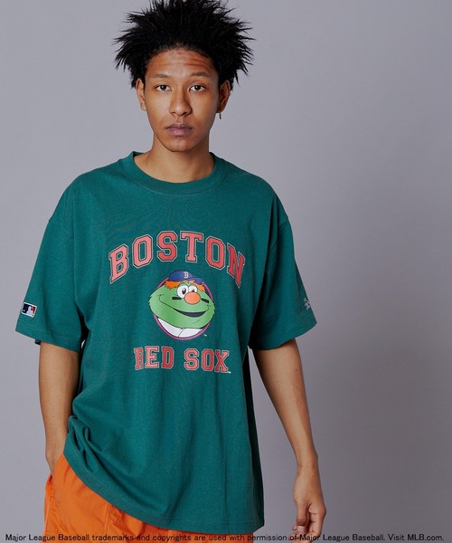 penguin BY MUNSINGWEAR(ペンギン バイ マンシングウェア)の「ペンギン バイ マンシングウェア MLBコラボレーション Tシャツ MLBコラボ メンズ ユニセックス ウェア スポーツウェア ゴルフ(Tシャツ/カットソー・メンズ・グリーン/ホワイト/グレー・S/M/L/XL)」の9枚目の写真