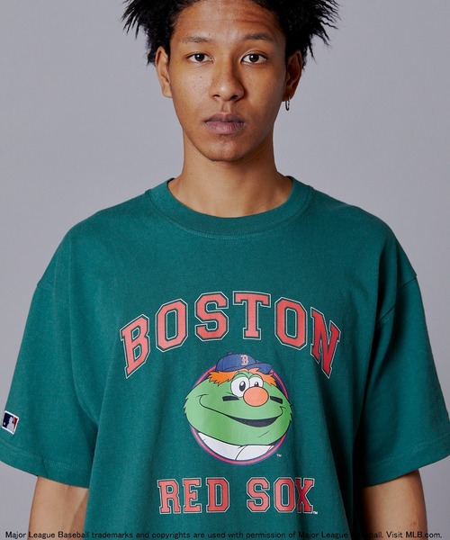 penguin BY MUNSINGWEAR(ペンギン バイ マンシングウェア)の「ペンギン バイ マンシングウェア MLBコラボレーション Tシャツ MLBコラボ メンズ ユニセックス ウェア スポーツウェア ゴルフ(Tシャツ/カットソー・メンズ・グリーン/ホワイト/グレー・S/M/L/XL)」の13枚目の写真