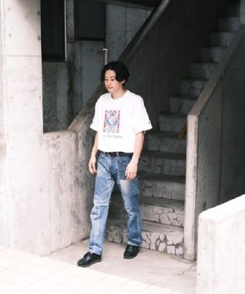 penguin BY MUNSINGWEAR(ペンギン バイ マンシングウェア)の「ペンギン バイ マンシングウェア MLBコラボレーション Tシャツ MLBコラボ メンズ ユニセックス ウェア スポーツウェア ゴルフ(Tシャツ/カットソー・メンズ・グリーン/ホワイト/グレー・S/M/L/XL)」の4枚目の写真