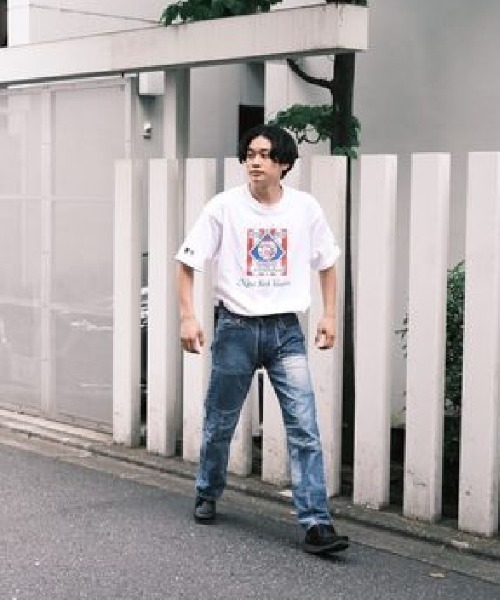 penguin BY MUNSINGWEAR(ペンギン バイ マンシングウェア)の「ペンギン バイ マンシングウェア MLBコラボレーション Tシャツ MLBコラボ メンズ ユニセックス ウェア スポーツウェア ゴルフ(Tシャツ/カットソー・メンズ・グリーン/ホワイト/グレー・S/M/L/XL)」の6枚目の写真