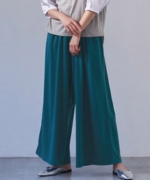 接触冷感 レディゆるシルエットワイドパンツ60丈