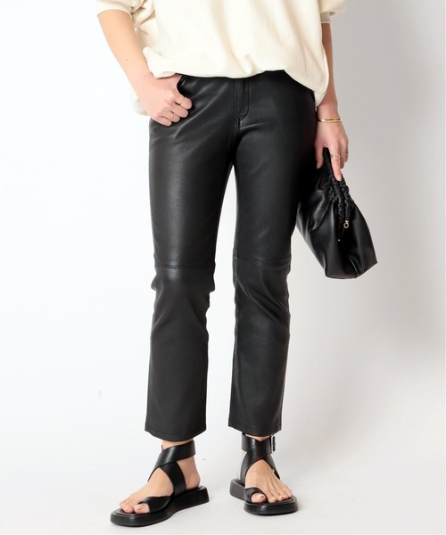 AP STUDIO(エーピーストゥディオ)の「追加 SCENTOF ラムレザーパンツ(その他パンツ・レディース・ブラック・36)」の8枚目の写真