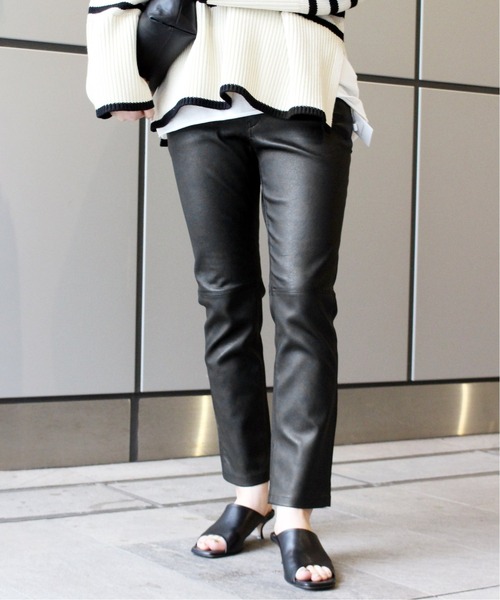 AP STUDIO(エーピーストゥディオ)の「追加 SCENTOF ラムレザーパンツ(その他パンツ・レディース・ブラック・36)」の10枚目の写真