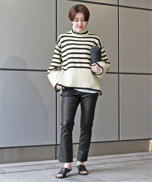 AP STUDIO(エーピーストゥディオ)の「追加 SCENTOF ラムレザーパンツ(その他パンツ・レディース・ブラック・36)」の11枚目の写真