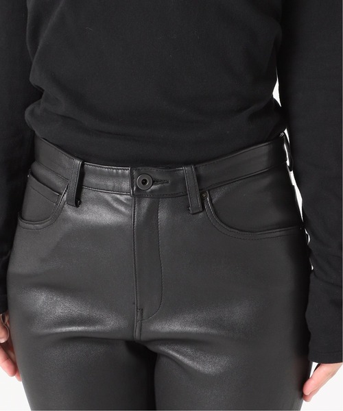 AP STUDIO(エーピーストゥディオ)の「追加 SCENTOF ラムレザーパンツ(その他パンツ・レディース・ブラック・36)」の15枚目の写真