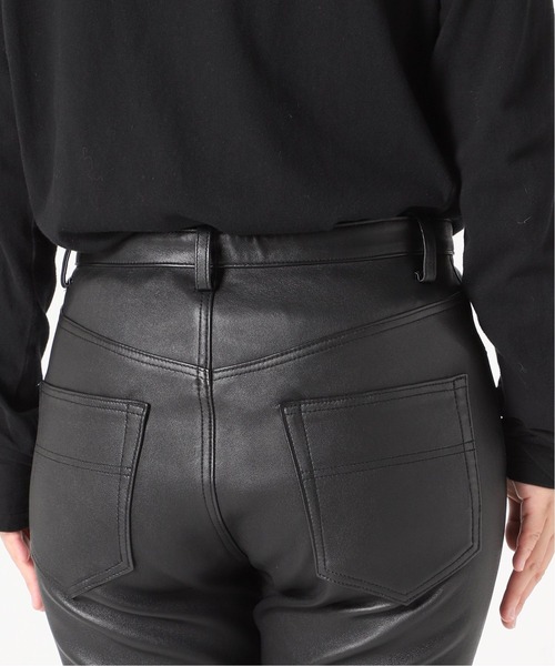 AP STUDIO(エーピーストゥディオ)の「追加 SCENTOF ラムレザーパンツ(その他パンツ・レディース・ブラック・36)」の16枚目の写真