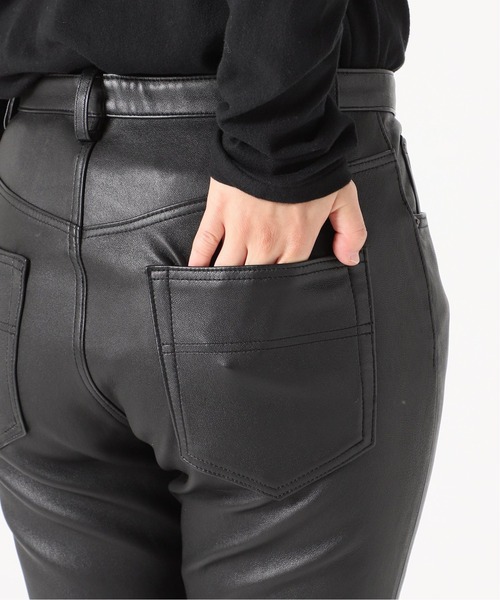 AP STUDIO(エーピーストゥディオ)の「追加 SCENTOF ラムレザーパンツ(その他パンツ・レディース・ブラック・36)」の17枚目の写真