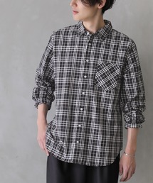 選べる総柄シンプル長袖シャツ