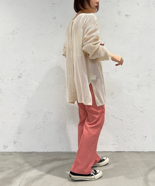 apres jour mignon（アプレジュールミニョン）の「メッシュ2WAYカーディガン【ZOZOTOWN限定アイテム】（カーディガン/ボレロ・レディース・ブラック/ピンク/オレンジ/ブルー/グリーン/アイボリー・X-LARGE/フリー）」の13枚目の写真