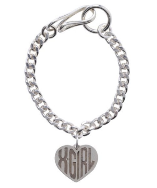 X-girl（エックスガール）の「FLAT LINK CHAIN BRACELET（ブレスレット・レディース・B/A/C・ONE SIZE）」の2枚目の写真