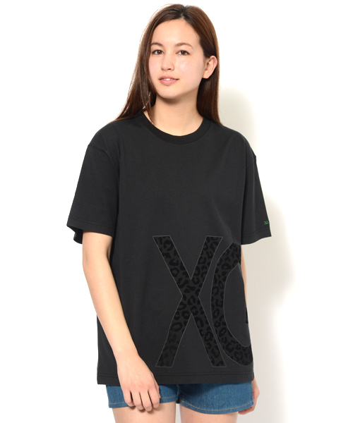 X-girl(エックスガール)の「LEOPARD S/S MENS TEE(Tシャツ/カットソー・レディース・ホワイト/ブラック/イエロー・MEDIUM/LARGE)」の11枚目の写真