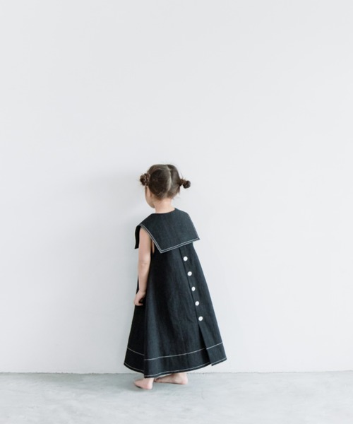 LOWRYS FARM(ローリーズファーム)の「2WAYセーラーワンピース 277684(ワンピース・キッズ・アイボリー/ブラック・110cm/120cm/130cm/140cm/150cm)」の20枚目の写真