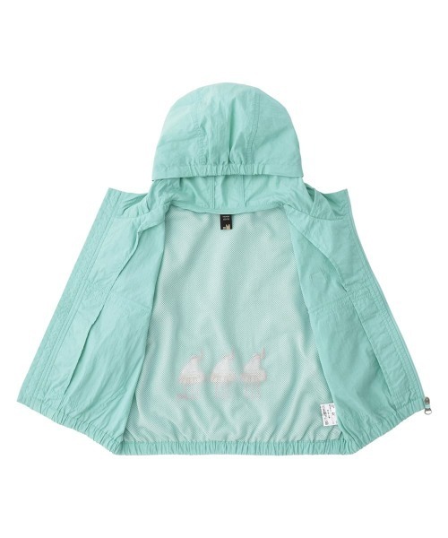 moimoln（モイモルン）の「チューブマンポイントウィンドブレーカー（ナイロンジャケット・キッズ・ミント・110cm/100cm/130cm/120cm）」の3枚目の写真