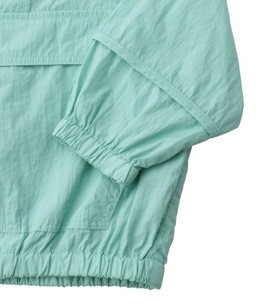 moimoln（モイモルン）の「チューブマンポイントウィンドブレーカー（ナイロンジャケット・キッズ・ミント・110cm/100cm/130cm/120cm）」の2枚目の写真