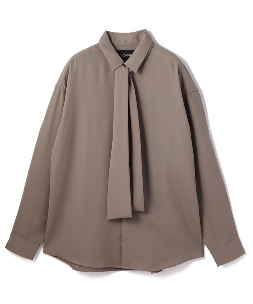 AZIONE（アジオネ）の「AZIONE/アジオネ/ネクタイシャツ（シャツ/ブラウス・メンズ・C/D/A/E/B/F・MEDIUM/LARGE）」の2枚目の写真