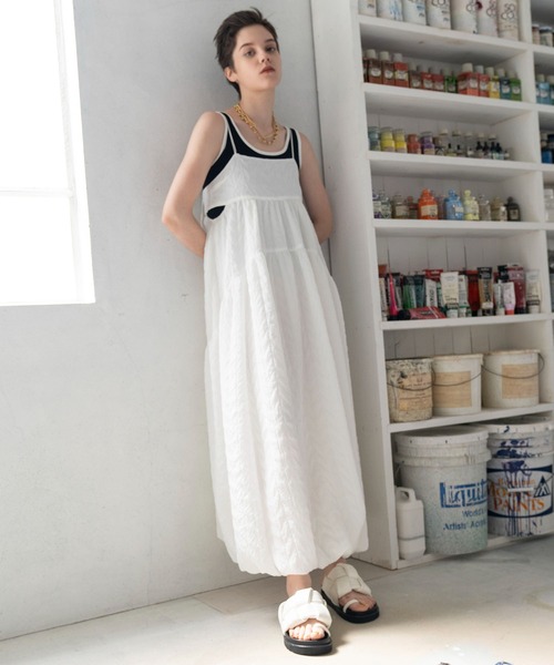 2WAYリブトップ【MAISON SPECIAL/メゾンスペシャル】（Tシャツ
