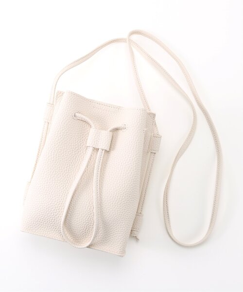 frames RAY CASSIN(フレームスレイカズン)の「バックポケ巾着ミニショルダー(ショルダーバッグ・レディース・ブラック/ピンク/シルバー/キナリ・FREE)」の21枚目の写真