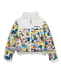 MULTI CAMO SHORT DOWN JACKET L